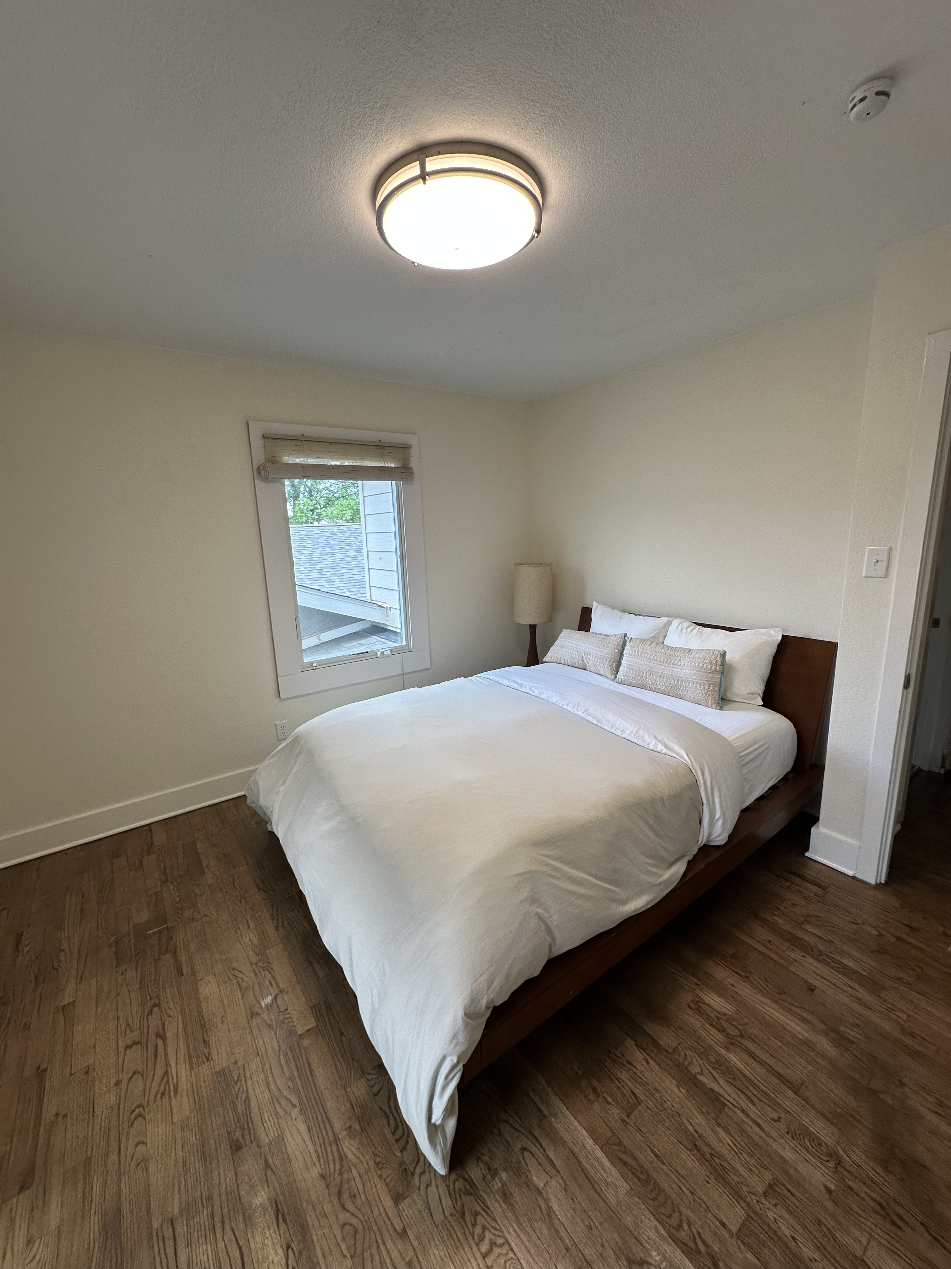 Bedroom before deep cleaning